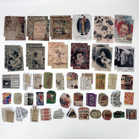 Other - New 200PCS Vintage Scrapbooking Kit for Journaling, Bullet Journals & Room Decor